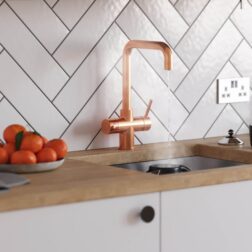 Quanta 4-in-1 D-Shape Instant Hot Water Tap Copper