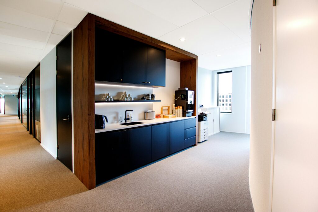 Office kitchen in a modern space