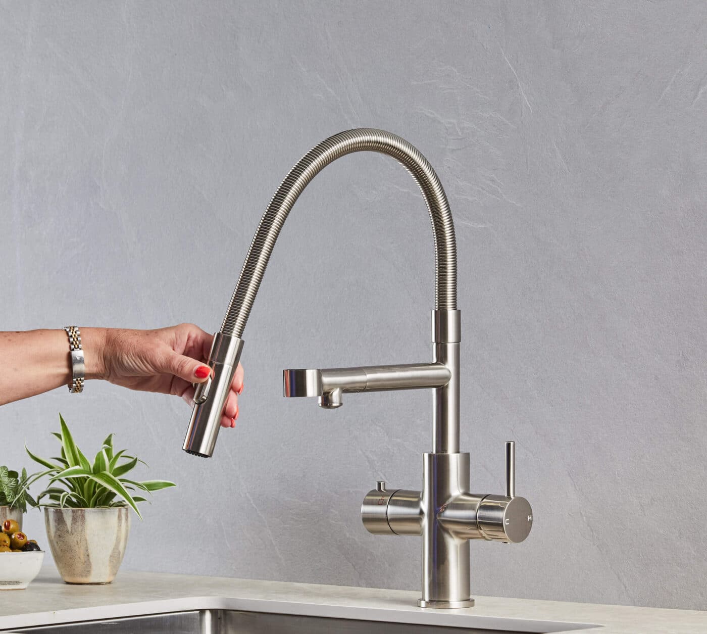 ArcFlow 3-in-1 Pro Flex – Brushed Nickel - Image 2