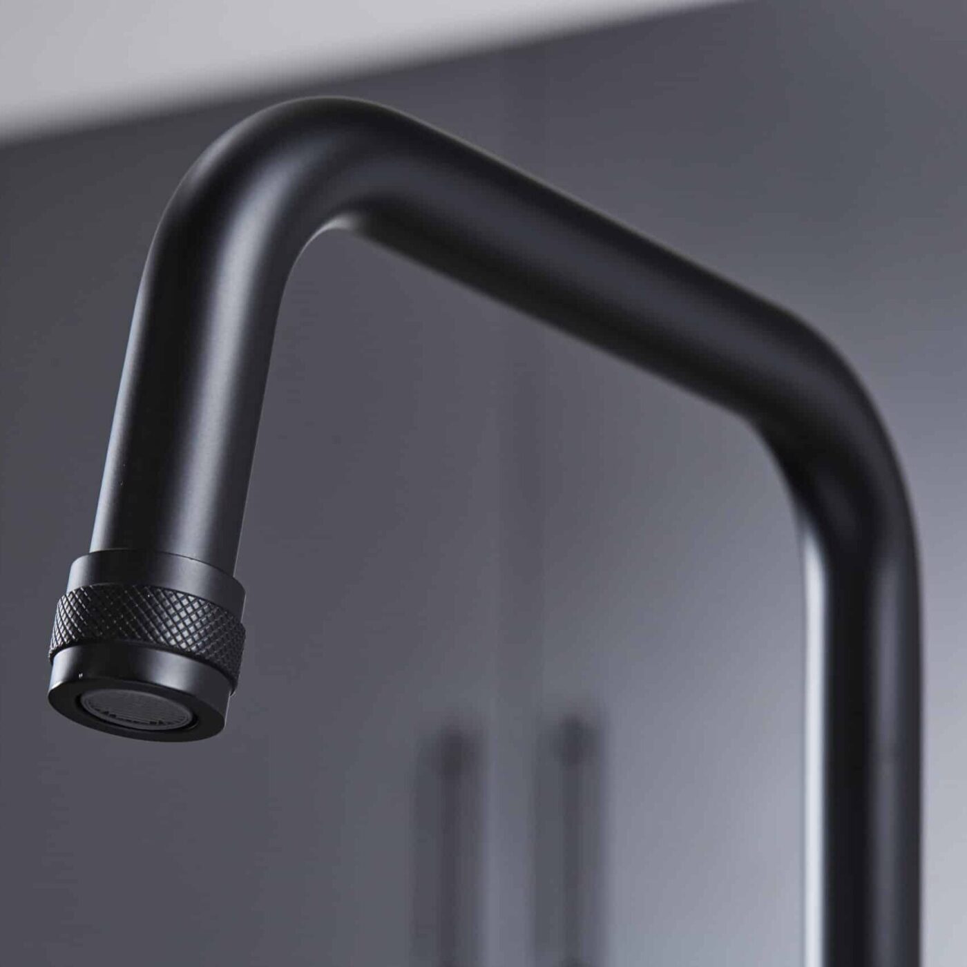 Aureum 3-in-1 D Shape Boiling Water Tap - Matt Black - Image 2