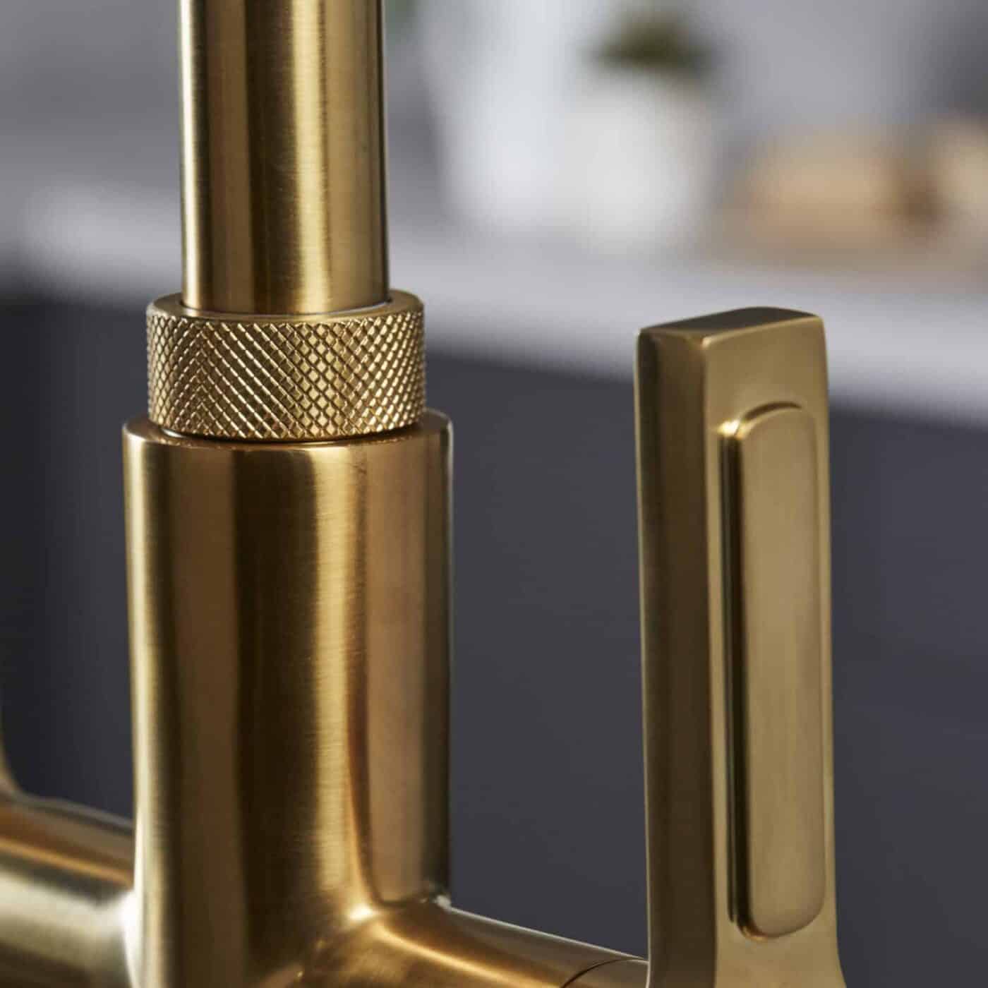 Aureum 3-in-1 D Shape Boiling Water Tap - Brushed Brass - Image 4