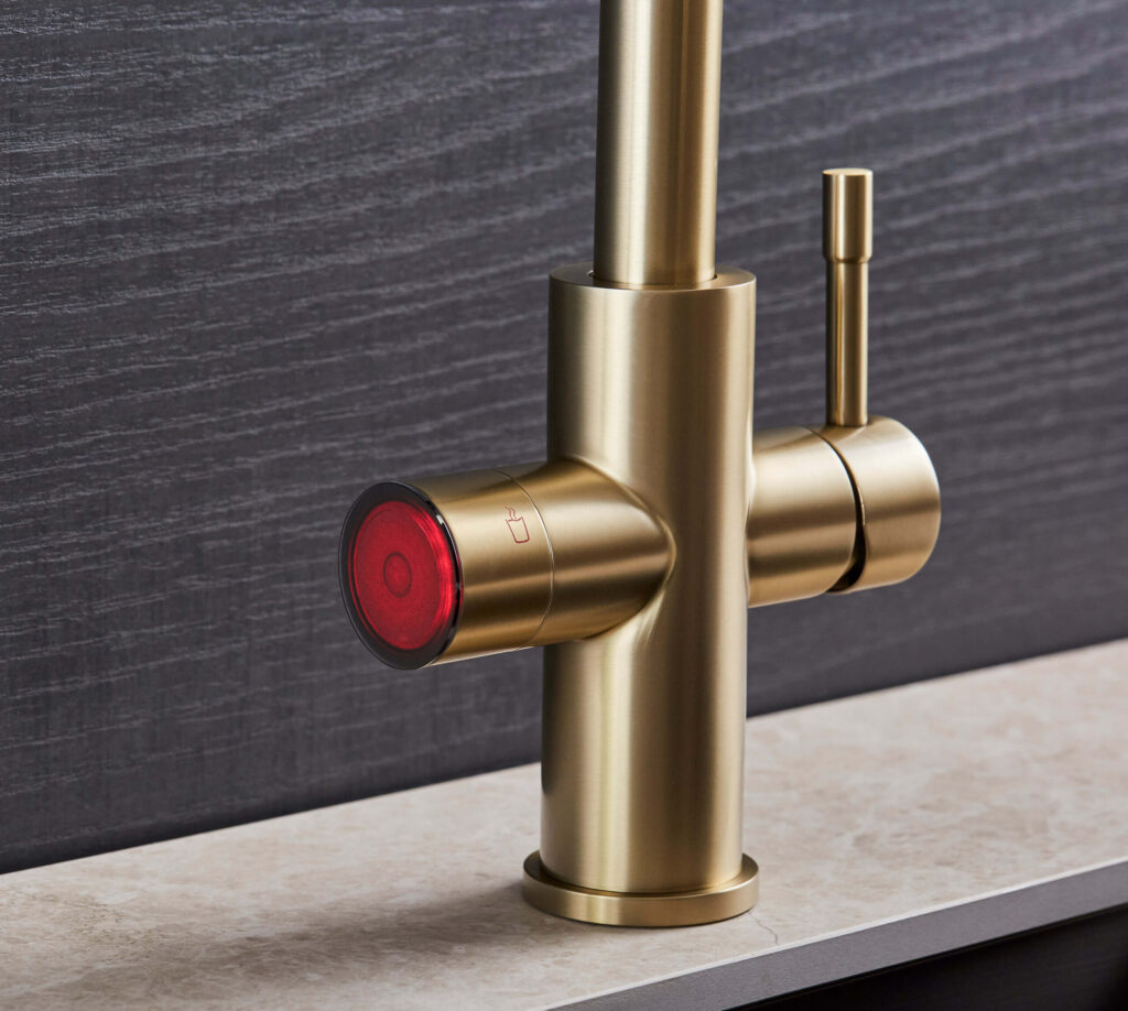 a boiling water tap with Digital Touch activation